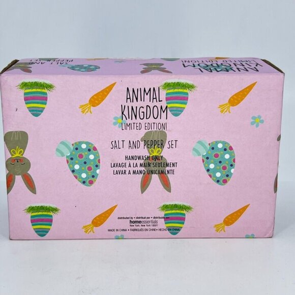 Animal Kingdom Dimpled Bunny Salt & Pepper Shakers CUTE BUNNIES - Picture 2 of 3